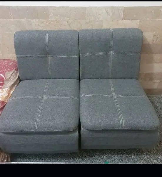 5 seater sofa set and large table 1