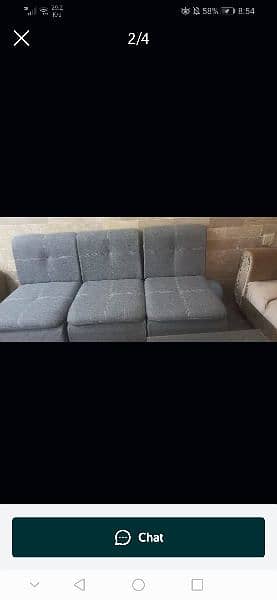 5 seater sofa set and large table 2