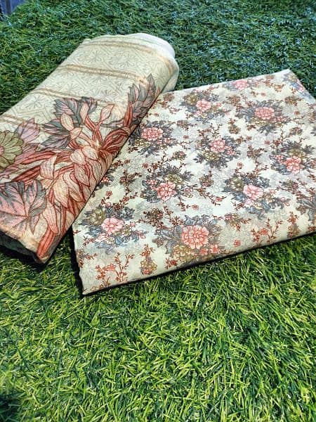 Luxury soft and smooth Floral print lawn 3pcs 5