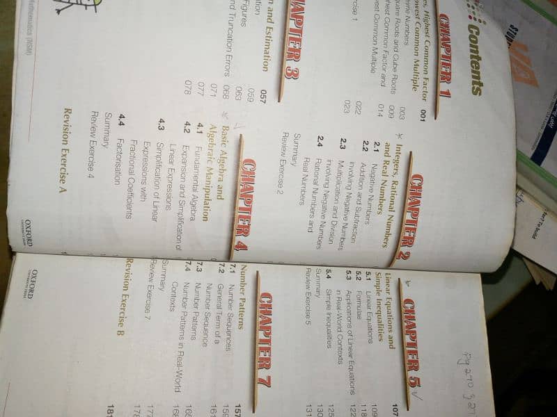 Mathematics D syllabus books and past papers 7