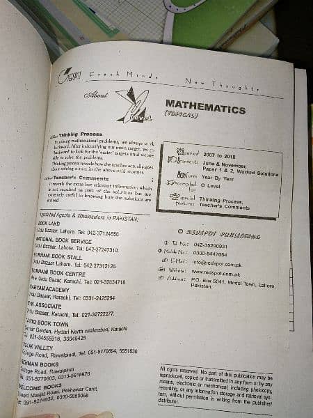 Mathematics D syllabus books and past papers 9