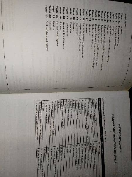 Mathematics D syllabus books and past papers 10