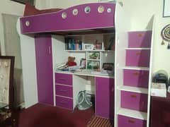 bunk bed with study table