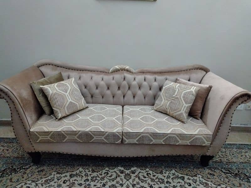 7 seater sofa (printed turkish velvet) 3