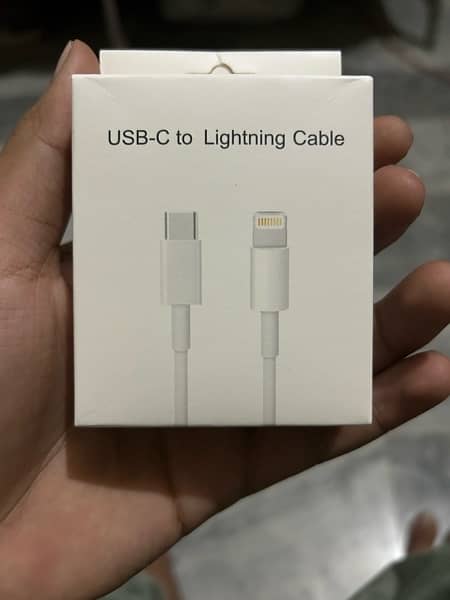 IPHONE CHARGER 20w with cable c type to lightning 3