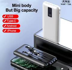 j-cell 4 in 1 and 10000mAh fast charging power bank for all phones 0