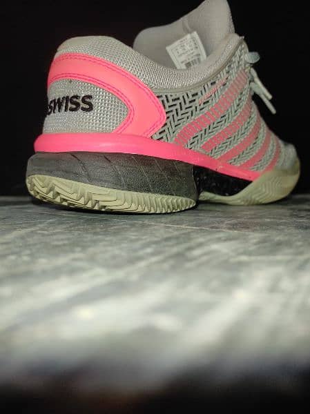 KSwiss Hypercourt Express Men's 43/9 Tennis Gray & Orange sports shoes 12