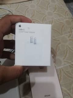 Apple orignal Adapter (20W)and cable for 13 pro max