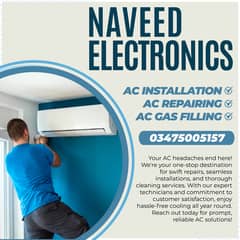AC Installation Repairing Maintenance Gas Charging Services Shifting