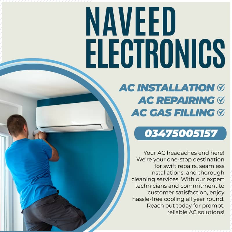 AC Installation Repairing Maintenance Gas Charging Services Shifting 0