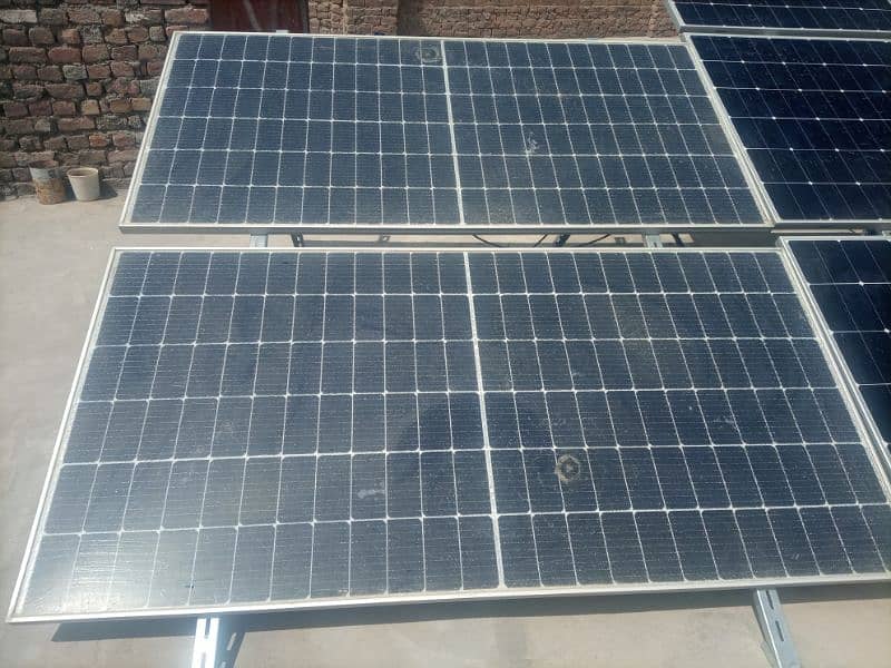 Canadian solar panel 500w 2 solar panle with stand 0