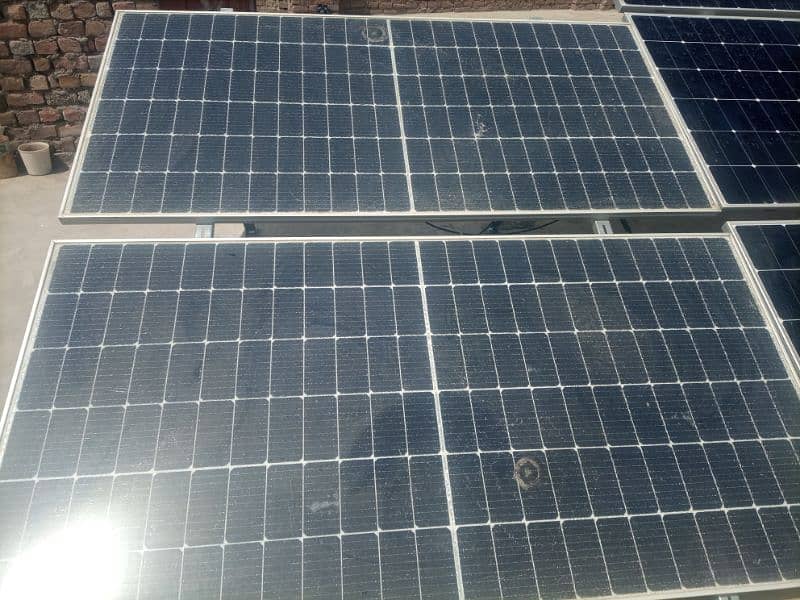 Canadian solar panel 500w 2 solar panle with stand 1