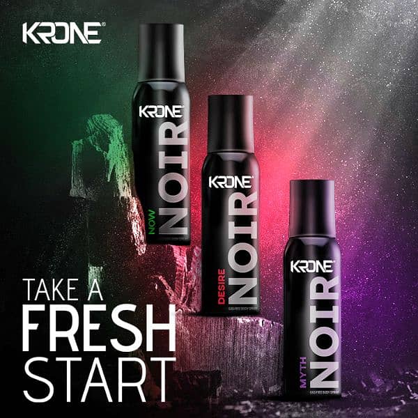 Krone Noir. Gas Free Body Spray 0