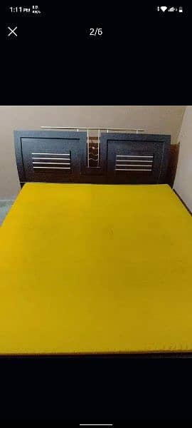 King size bed with Mattress 1