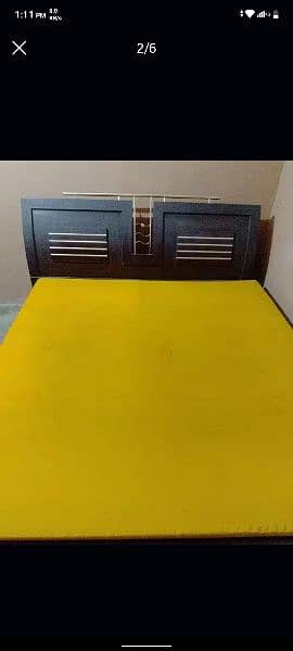 King size bed with Mattress 3