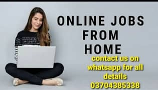 we need gojra males females for online typing homebase job