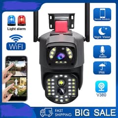 V380 CCTV wireless outdoor wifi camera 360, two-way call, full color