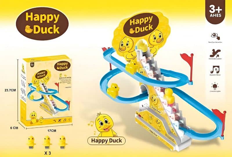 Happy Ducks Track Race Sliding Toy With Box Discount on Quantity 1