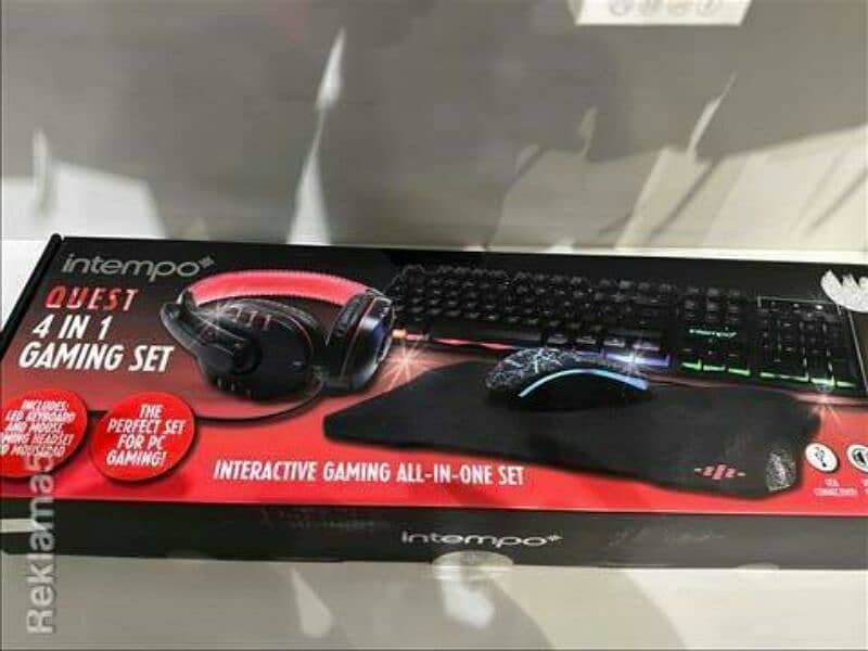 Intempo Quest 4-in-1 Gaming Set | Mouse, Keyboard, Headset, Mousemat 5