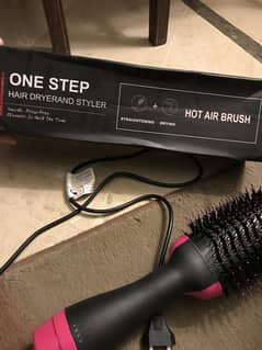 One step hair dryer and styler.