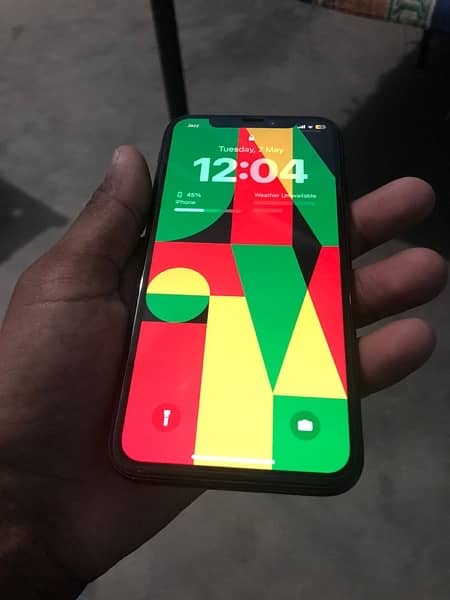 iPhone x 64 gb official pta approved sami unlock he 2