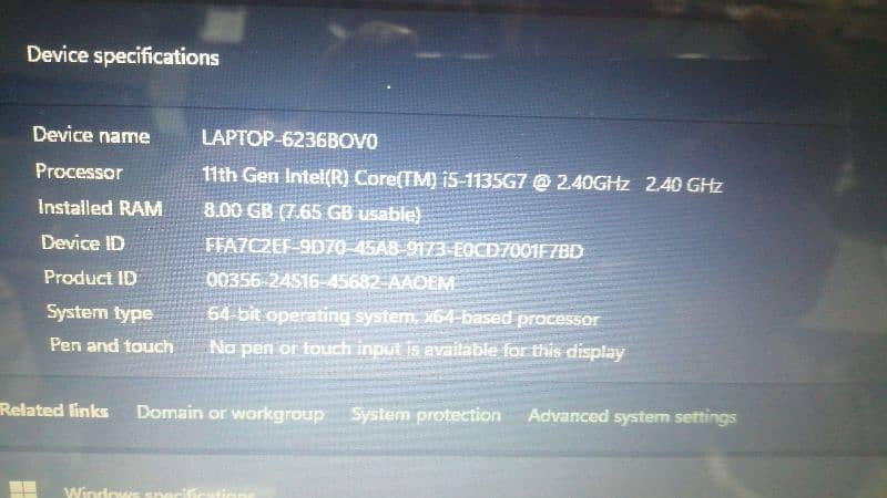 Hp Laptop i5 11th generation 2