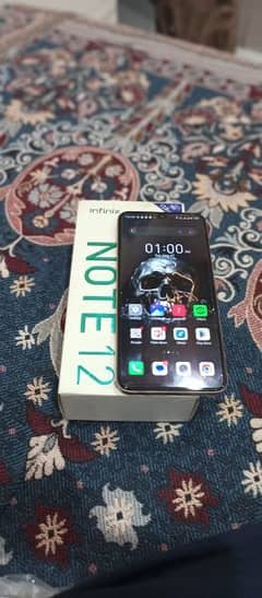 infnix note 12 With box and original charger