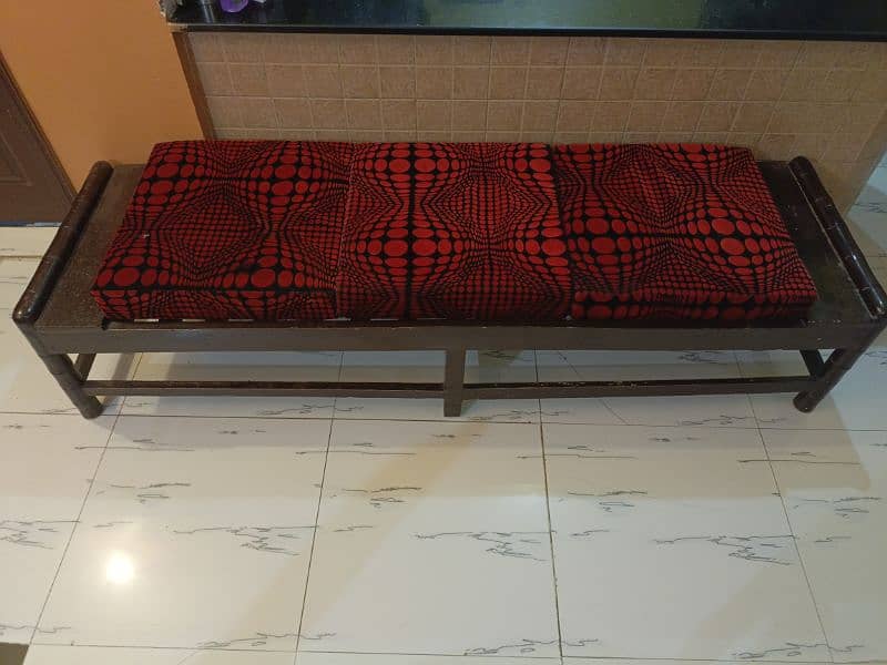 Wooden 3 seater 1