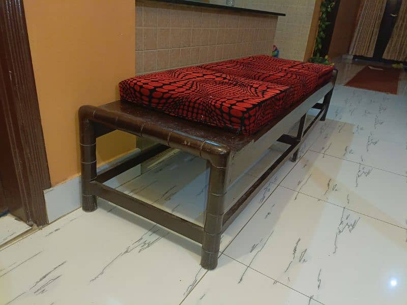 Wooden 3 seater 2