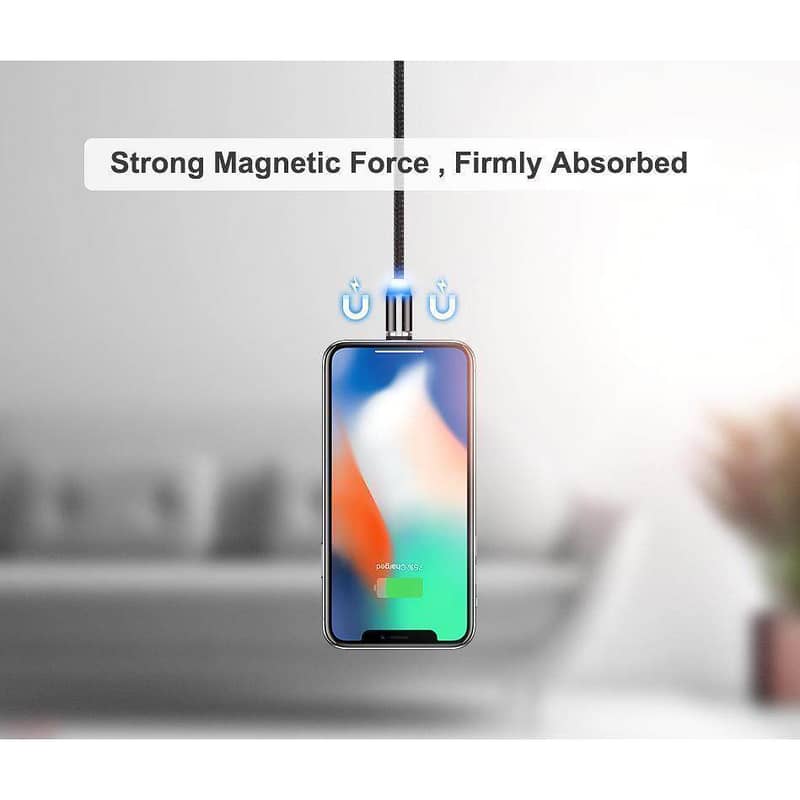 Original magnetic fast charging cable,Micro USB Android-Iphone Type C 5