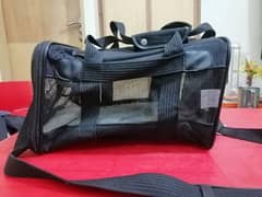 Sherpa Black Colour Pet Carrier Bag, Imported