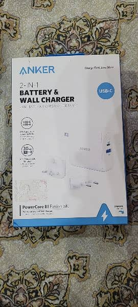 Anker PowerCore III Fusion 5K 2-in-1 Battery & Wall Charger 0