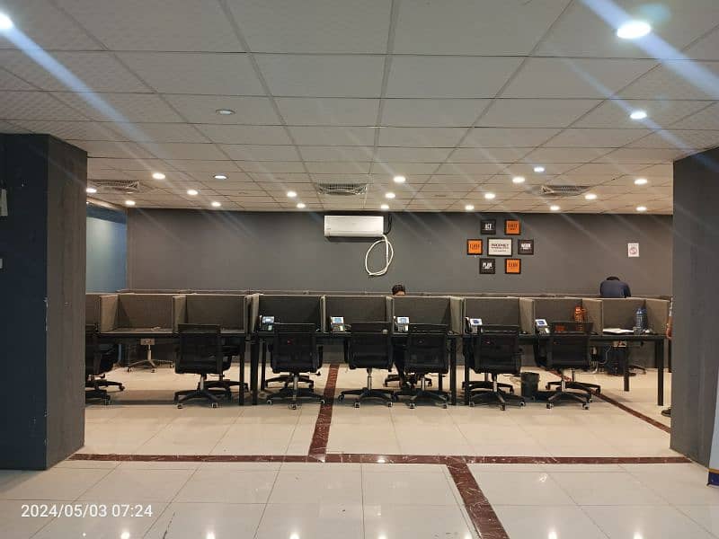 Ideal Office for Call Center/Software House for day shift 0