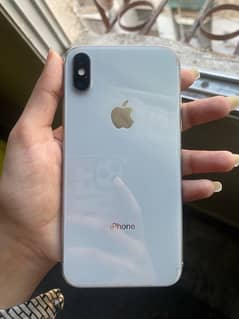 i phome x in white color PTA approved in good condition