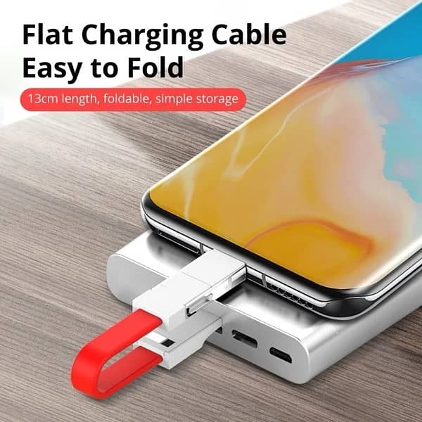 4 in 1 Magnetic keychain charging cable 8