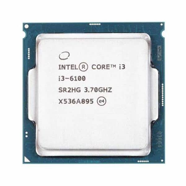 core i3 processor i3 i3-6100  good condition 0