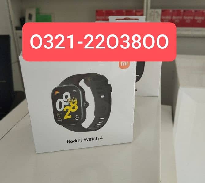Redmi Watch 4 Box Pack with 3 Months Warranty 0