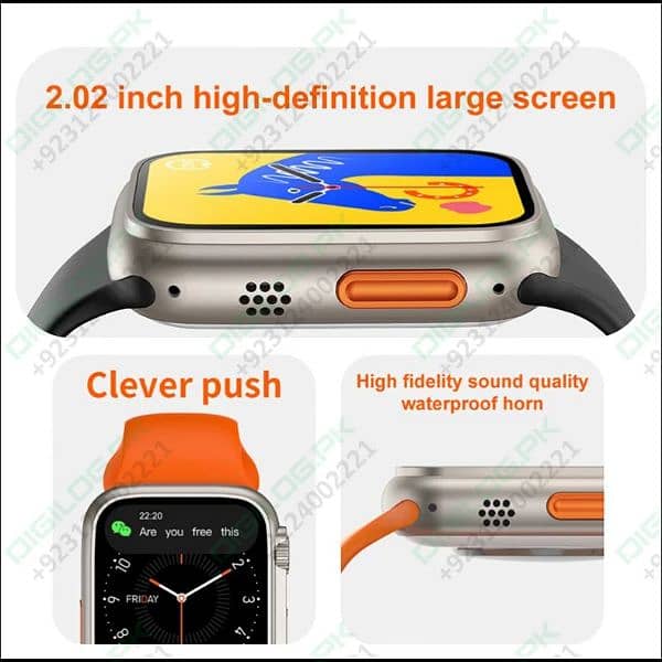 Smart Watch T900 Ultra 2.09 Inch Big Display Bluetooth 4