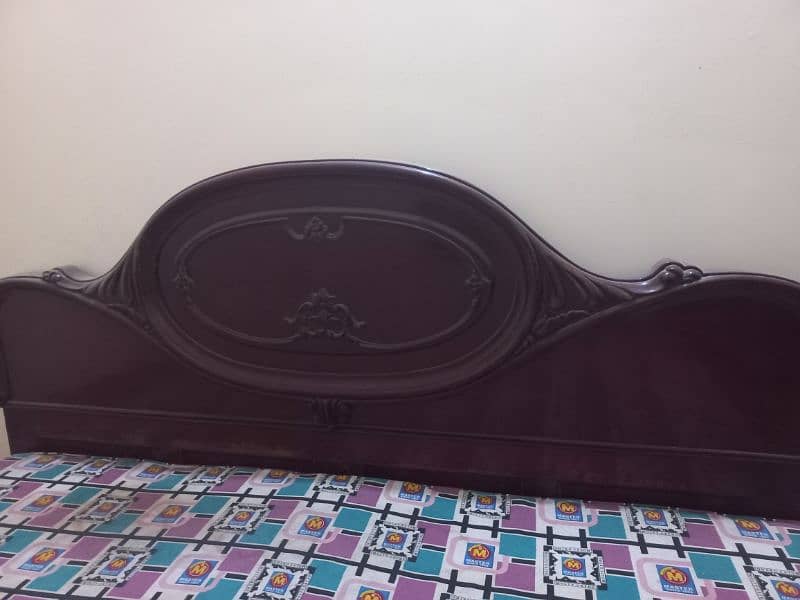 Shisham Carving Wooden Bedset King Size 3