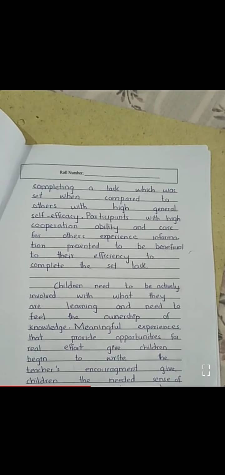 Handwritten assigmnet work 2