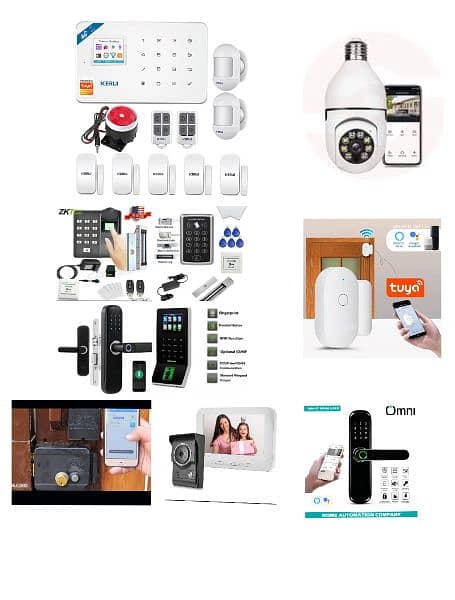 smart digital electric fingerprint door lock, access control system 0