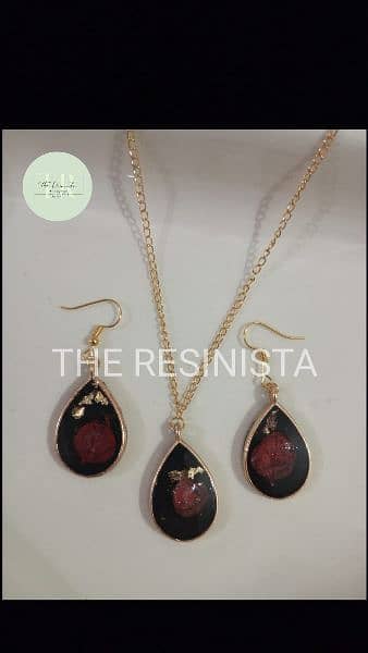 Resin jewelry set 5