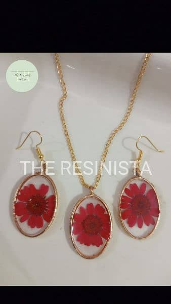 Resin jewelry set 6