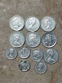 Elizabeth 12 coins