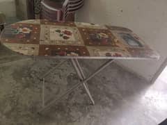 IRON TABLE WITH FOLDING