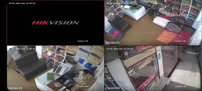 CCTV camera Hikvision fitting and repairing DVR NVR all model availabl 0
