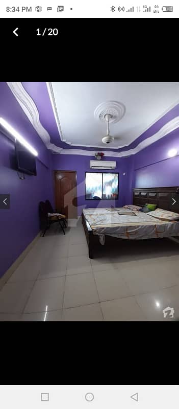 3 Bed D D flat on main Sindhi Muslim block B 2