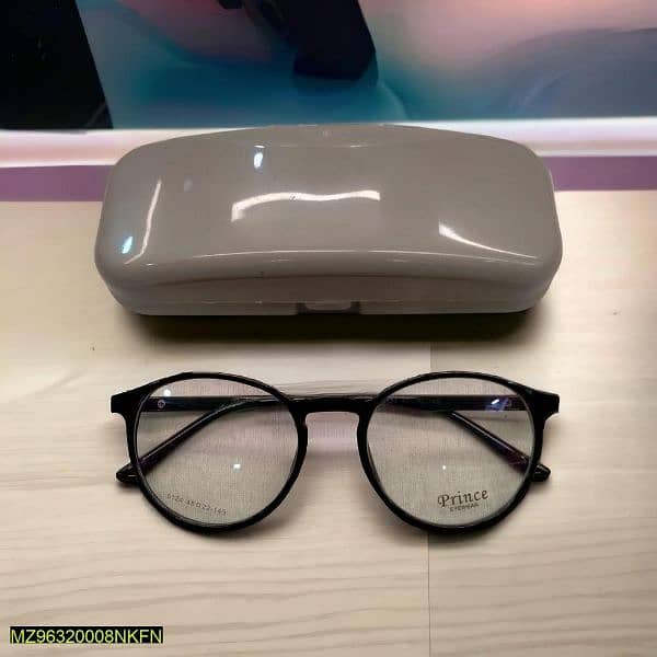 transparent wafer shape eyewear 0