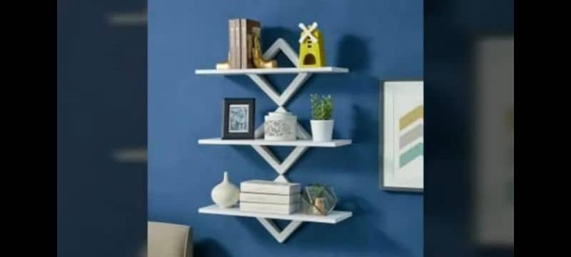 Book Shelf Wooden Racks Wall decorations 7