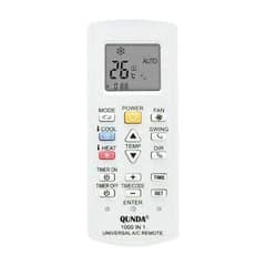 Universal Remote AC Split & Inverted with LCD 1000 In 1 QUNDA